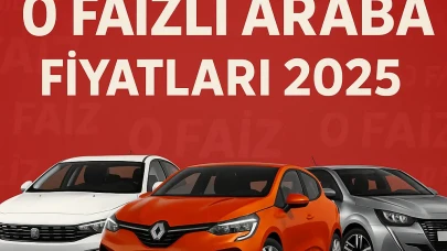 0 faiz kredili araba fiyatları nedir? 2025 güncel kampanyalar