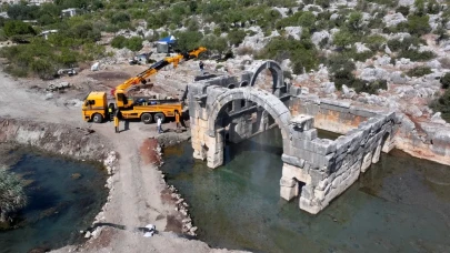 Antalya’daki Myra Antik Kenti’nde 1850 yıllık şifalı su yapısı yeniden hayat buluyor