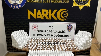 Tekirdağ’da 55 bin hap ve sentetik uyuşturucu baskını: Gençler için büyük tehdit önledi