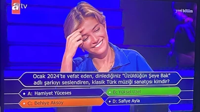 Konservatuvar mezunu ve sosyal medya fenomeni Ocak 2024'te vefat eden sanatçıyı bilemedi