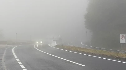 Yolda olanlar dikkat! Bolu’da yoğun sis var