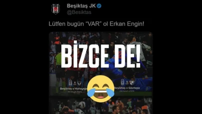 Beşiktaş’tan “VAR” paylaşımına, Göztepe’den esprili yanıt