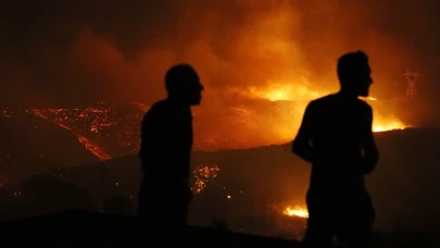 Son dakika Antalya: Rüzgar yangını büyüttü