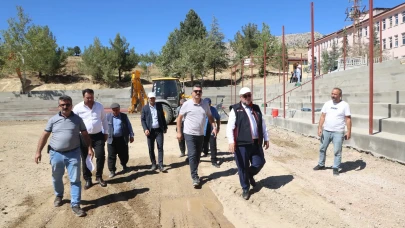 Baydemirli güreş sahası 12 Ekim’e hazır: Ata sporu için modern tesis geliyor