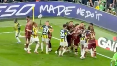 Kadıköy’de Fenerbahçe Trabzonspor maçında gergin dakikalar