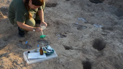 7 bin yıllık ayak izleri Hatay’da gün yüzüne çıktı