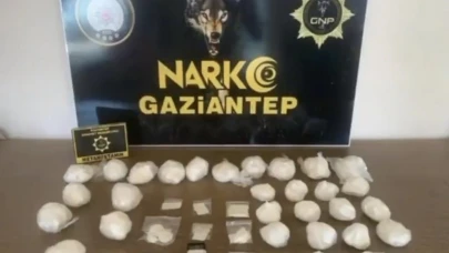 Gaziantep’te 2 kilo metamfetamin ele geçirildi: 2 gözaltı