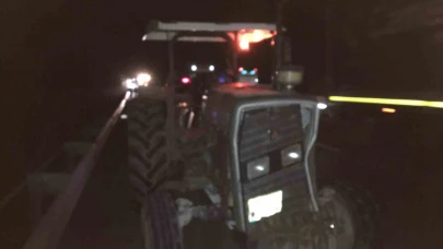 Kastamonu’da otomobil, kum yüklü traktöre çarptı:1 ölü, 5 yaralı