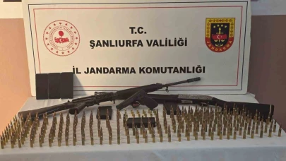 Jandarma operasyonunda ruhsatsız silahlar ve mühimmat ele geçirildi