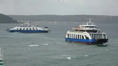 Çanakkale Boğazı fırtına nedeniyle gemi trafiğine çift yönlü olarak kapatıldı!