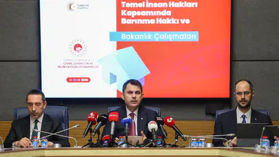 Bakan Kurum açıkladı: Deprem konutlarında 2 yıl ödemesiz, 18 yıl faizsiz ve sabit taksit dönemi