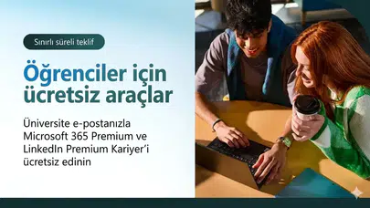 Öğrencilere yapay zeka destekli çift abonelik: microsoft’tan 12 aylık ücretsiz paket