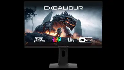 Hız, netlik, ergonomi: Excalibur yeni oyuncu monitörünü tanıttı