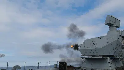 Türk savaş gemilerine çelik zırh: GÖKDENİZ atışlı testi başarıyla geçti!