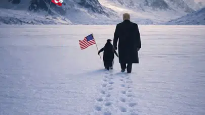 Beyaz Saray’dan alışılmadık sinyal: Grönland’a penguenli mesaj!