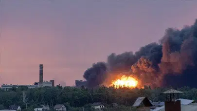 Beslan’da hava savunması devrede, bina hasar gördü!