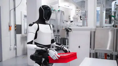 Binlerce insansı robot görevde: Tesla fabrikalarında üretim artık yapay zekada