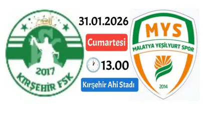 Kırşehir FSK - Yeşilyurtspor maçı ne zaman, saat kaçta, hangi kanalda? Şifresiz YouTube canlı yayın linki