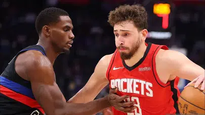 Tribünler ayakta: Alperen Şengün parladı, Rockets evinde Pistons'u devirdi