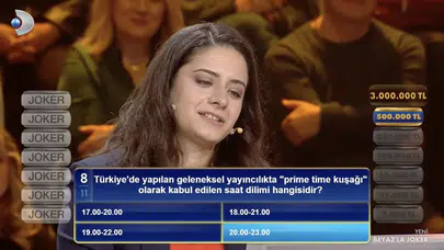 Prime time kuşağı hangi saatlerdir? 17–20 mi, 18–21 mi, 19–22 mi, 20–23 mü?