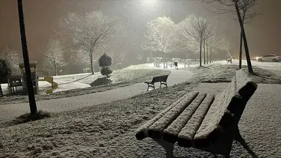 Sakarya’da kar yağışı ihtimali öğrencileri erkenden heyecanlandırdı