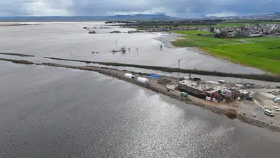 Aşırı yağış Hatay’ı vurdu, 'Amik Ovası' sular altında!