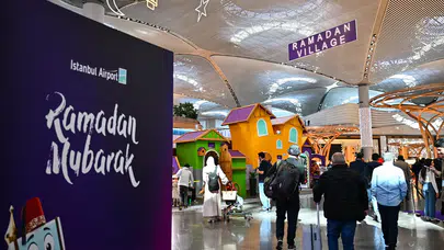 İstanbul Havalimanı’nda Ramazan Köyü: Terminalde festival havası