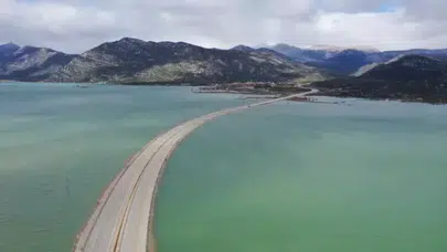 Sel Vurmuştu! Antalya-Konya Karayolunun Son Hali Havadan Görüntülendi