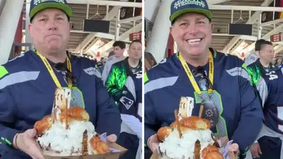 180 dolarlık hamburger, Super Bowl etkinliğinde viral oldu!