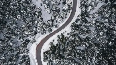 Beyaz örtü altındaki sinematik yollar: Gerede'nin saklı cenneti Arküt Dağı