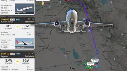 Tüm dünya o uçuşu izledi! Bağdat Havalimanı aniden kapandı, Türk uçakları Diyarbakır’a yönlendirildi