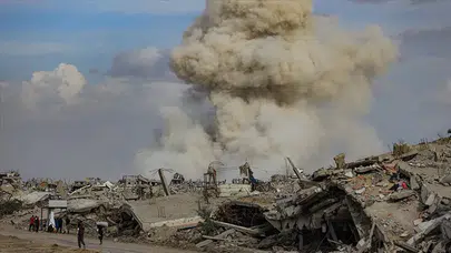 İşgalci İsrail ateşkese rağmen Gazze'ye hava saldırısı düzenledi, can kaybı artıyor!