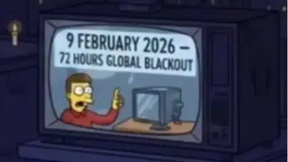 9 Şubat 2026 elektrik kesintisi var mı, The Simpsons iddiası ne anlama geliyor, 72 saatlik küresel kesinti gerçek mi?