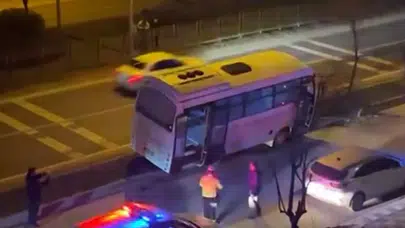 Bolu’da halk otobüsü kontrolden çıktı! Ağaca çarparak durabildi