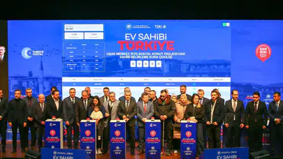 Uşak’ta Yeni Konutlar İçin Kura Heyecanı! 2 Bin 558 Hak Sahibi Belirlendi