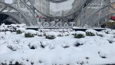 Yozgat’ta buz tutan yollar sabah trafiğini kilitledi