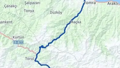 Trabzon’dan Gümüşhane’ye Gidenler Dikkat: Mesafe ve Süre Netleşti