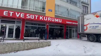 Ramazan’da Eksi 4 Derecede Et Kuyruğu! Yozgatlılar Saatlerce Beklediler