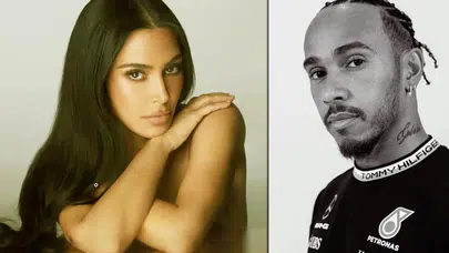 Super Bowl finalinde sürpriz kare! Kardashian ve Hamilton yan yana