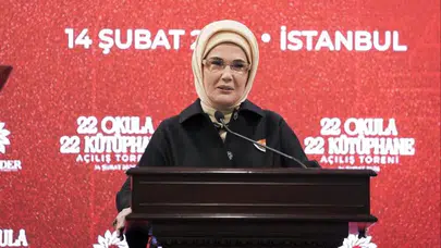Emine Erdoğan Kütüphane Projesini Paylaştı! '22 Okula 22 Yeni Bilgi Yuvası'