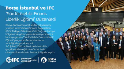 Borsa İstanbul’dan küresel mesaj! Sürdürülebilir finansın liderleri İstanbul’da
