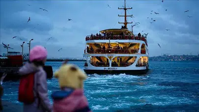 İstanbul’da vapurlar durdu! Şehir hatları seferleri iptal edildi