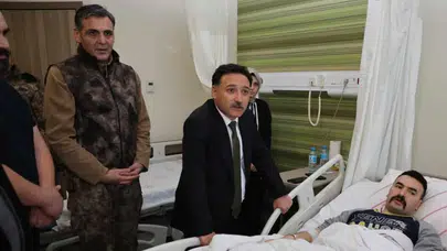 Kayseri’de kahraman polise destek, Bakan Çiftçi görüntülü arayarak moral verdi