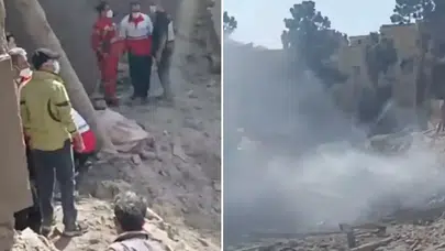 İran’da Hedef Alınan Noktalarda Yıkım Görüntülendi!