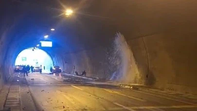 Bir tünel, üç araç, patlayan vana... Trabzon'da zincirleme kabus!