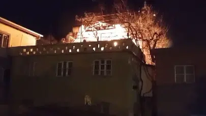 Adana'da geceyi alevler aydınlattı! Geriye kül kaldı