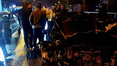 8 araç çarpıştı, yol kapandı! Samsun’da zincirleme kaza