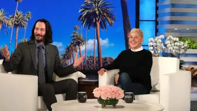 The Ellen DeGeneres Show arka planındaki görsel Epstein Adası mı?
