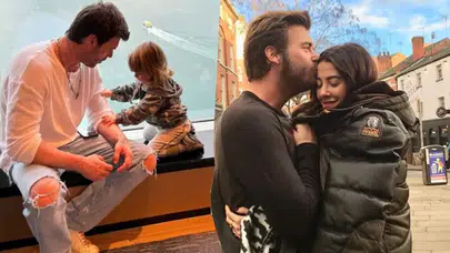 Kıvanç Tatlıtuğ Bodrum’da Eşi Başak Dizer ile Deniz Kenarında Keyif