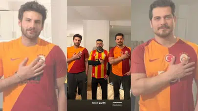 'Totem Yaptık' Dediler, Maç Uzatmaya Gitti: Çağatay Ulusoy ve Mustafa Mert Koç’tan Galatasaraylı Poz!